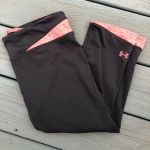 UNDER ARMOUR vibrant coral MEDIUM leggings…
